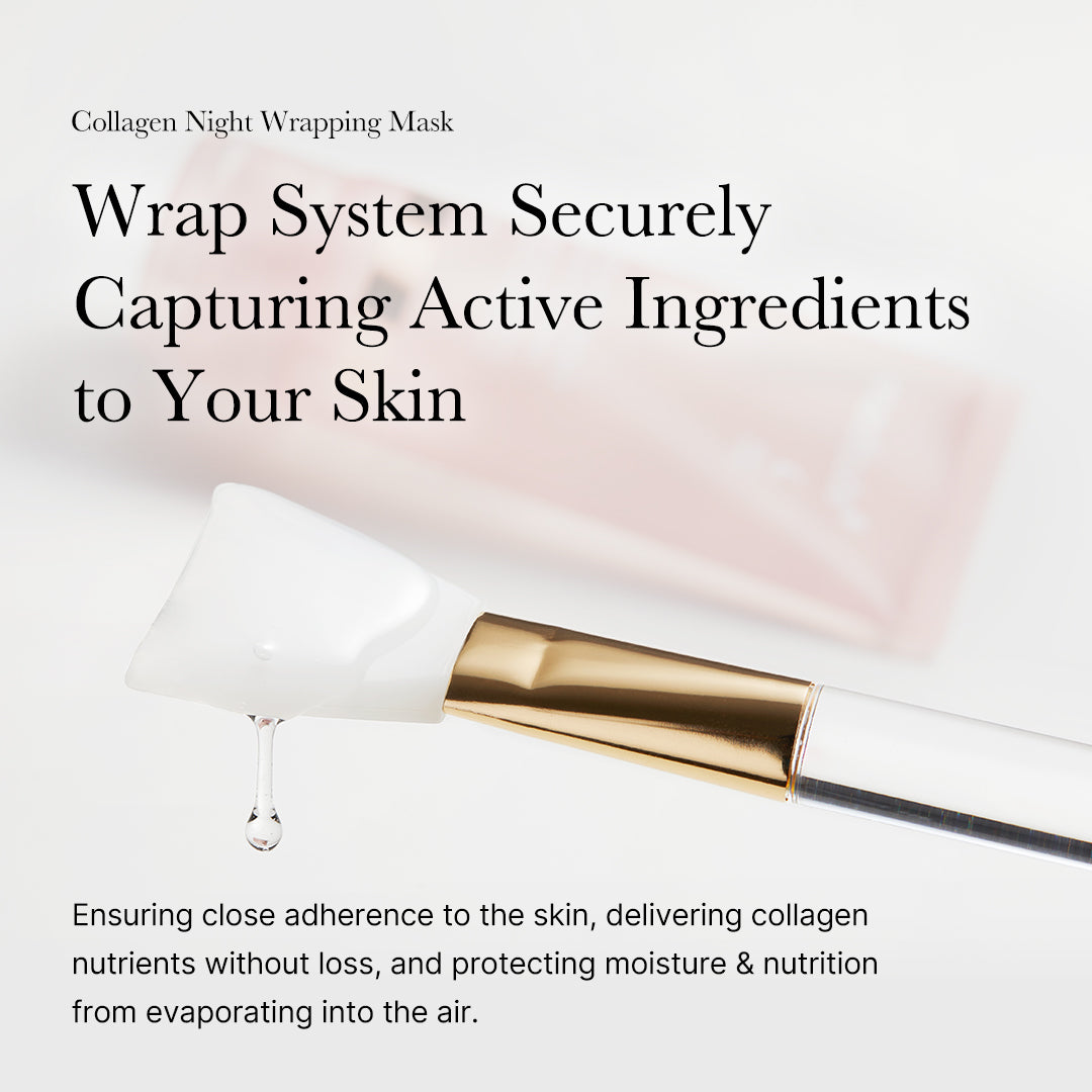 Collagen Night Wrapping Mask for Hydration, Glass Skin & Skin Elasticity