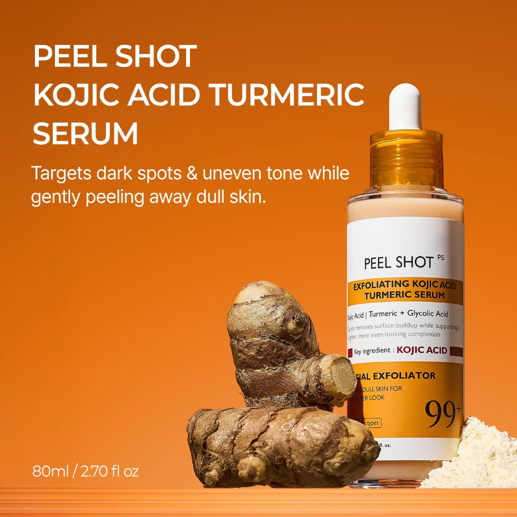 Peel Shot Kojic Acid Turmeric Duo with Niacinamide for Dark Spots
