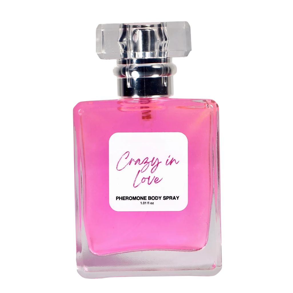 Crazy in Love Pheromone Body Spray – Fruity Floral Perfume with Peach and Jasmine