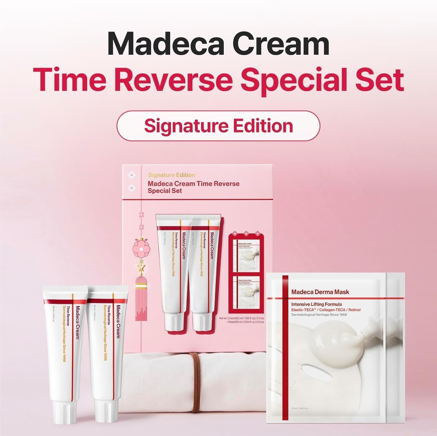 Madeca Cream Time Reverse Special Set with Cica for Firming & Fine Lines