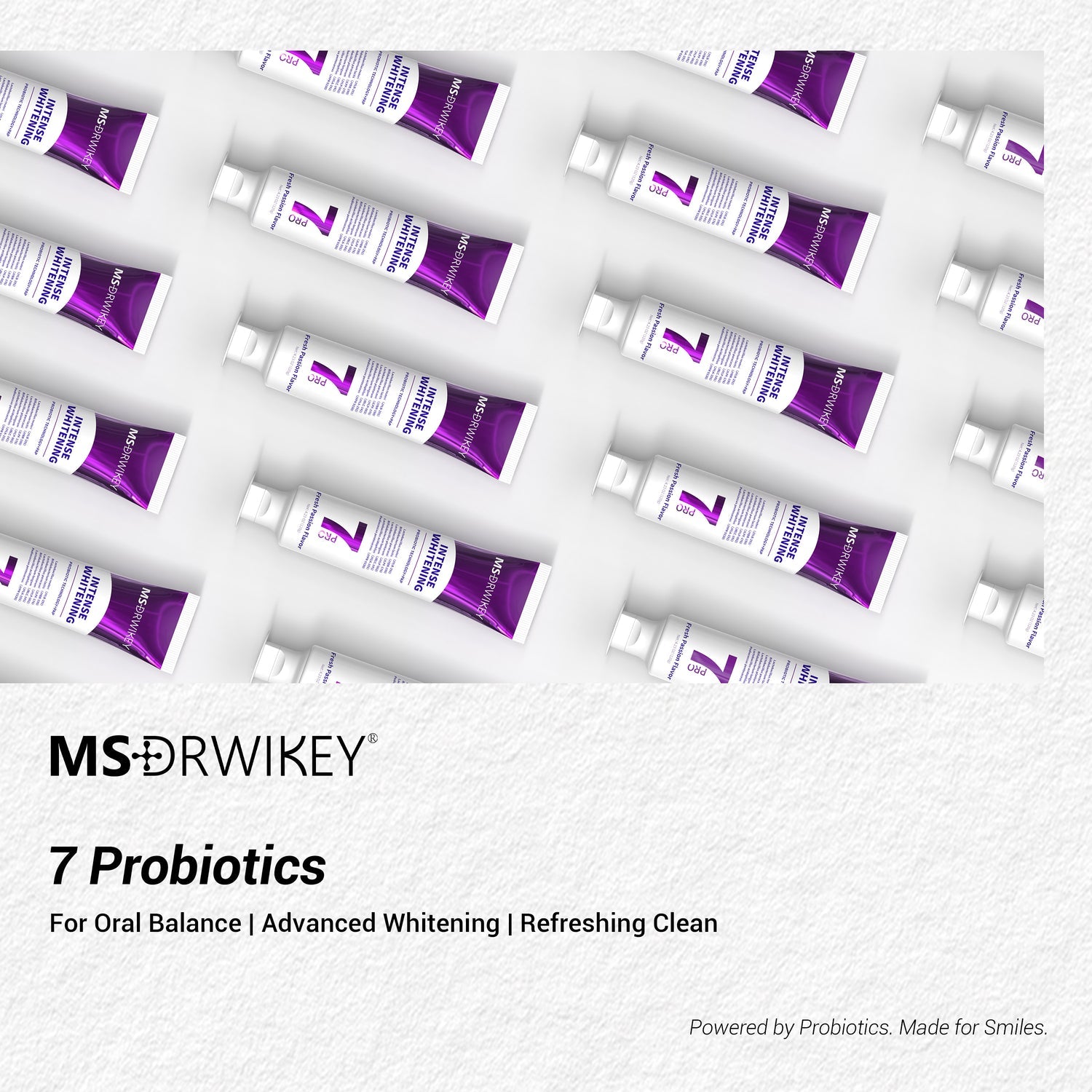 7 Pro Purple Whitening Toothpaste with Probiotics and Nano Hydroxyapatite