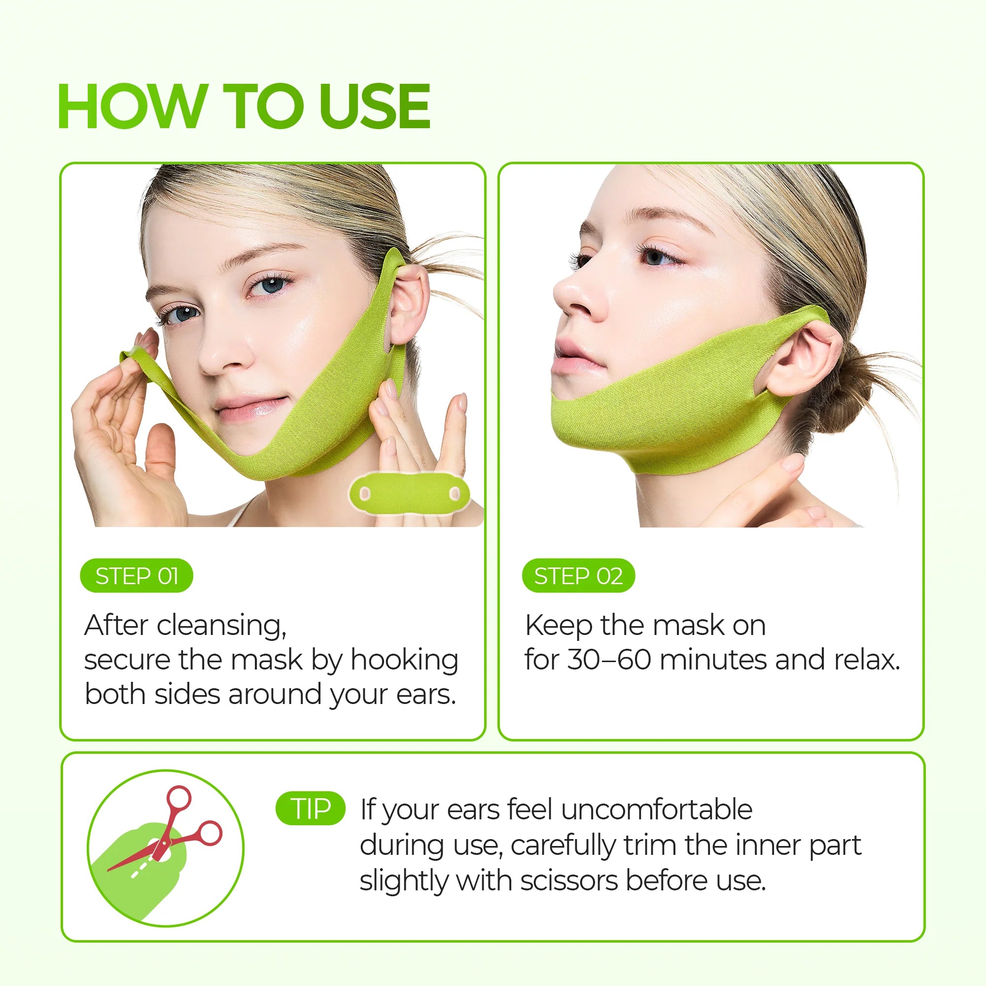 Cactox De-Puffing Pore Tox Mask Set with Caffeine for Puffiness and Pores