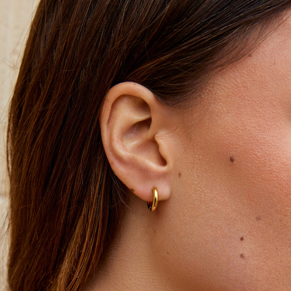 Gold Trio Hoop Set
