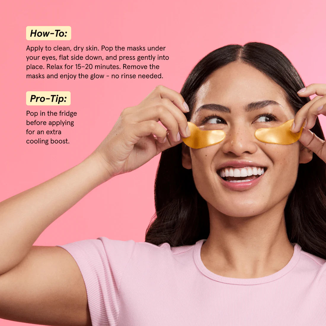 Energizing Eye Masks Korean Skincare for Under Eye Bags and Dark Circles