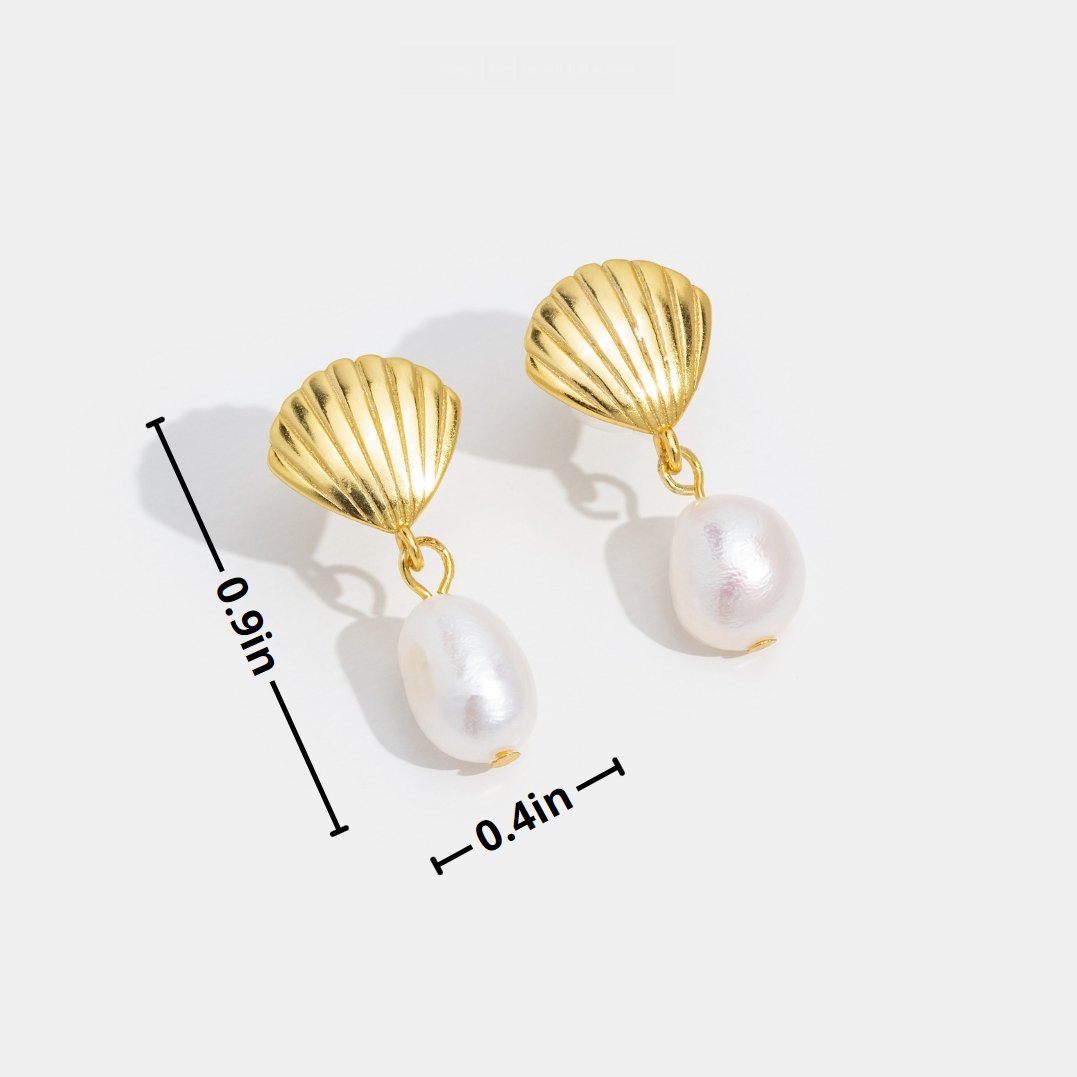 Freshwater Pearl Shell Earrings