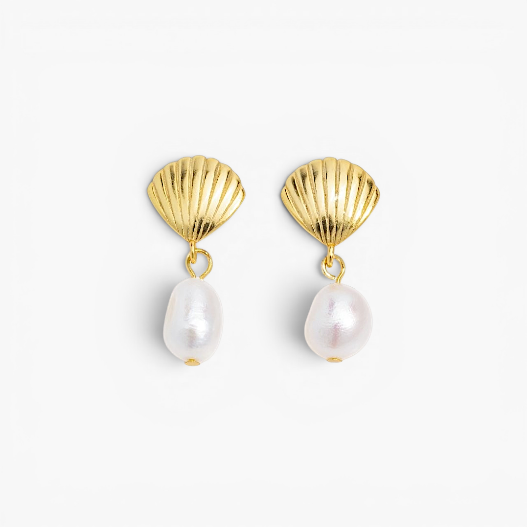 Freshwater Pearl Shell Earrings