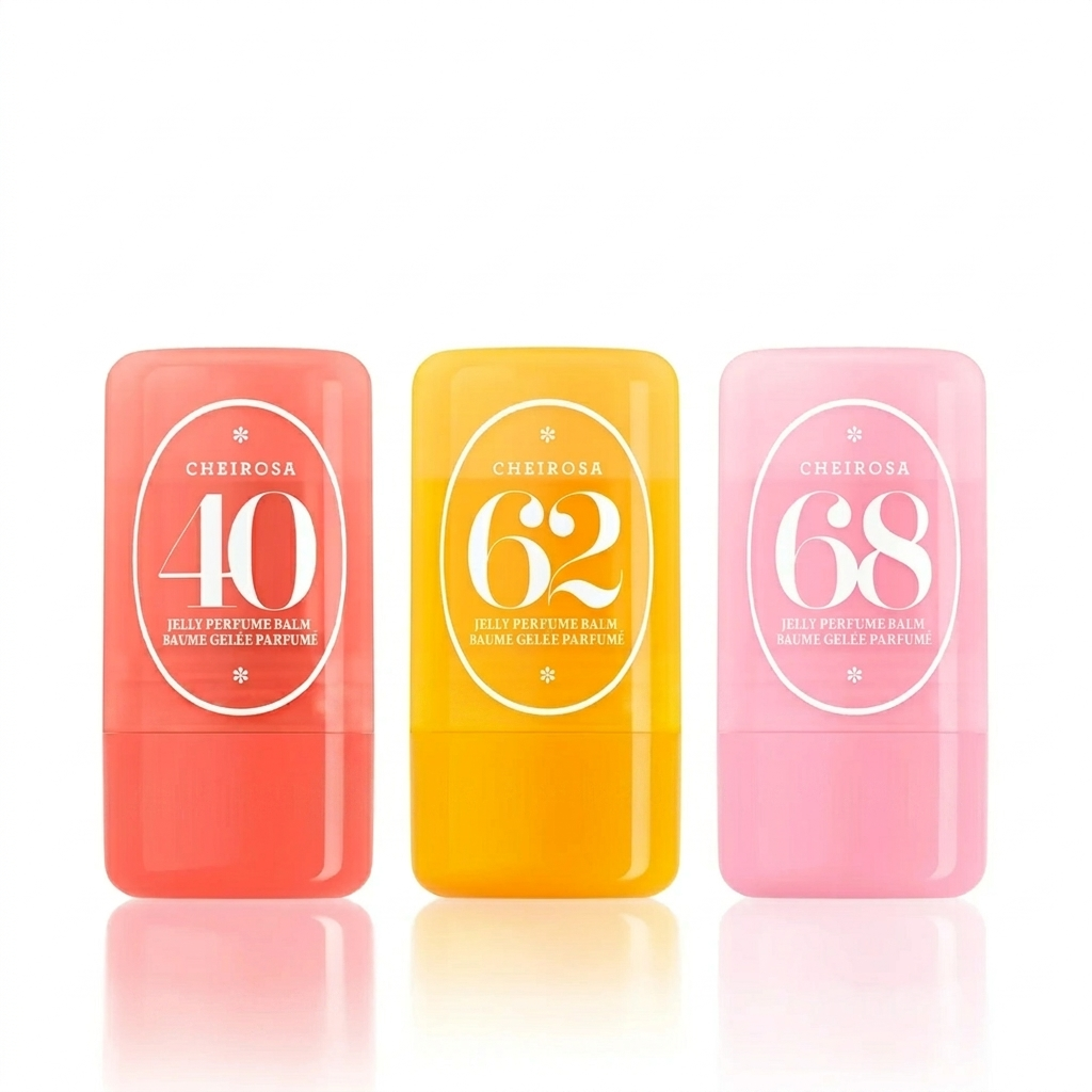 Jelly Perfume Balm Trio with Vanilla, Pistachio & Coconut Notes
