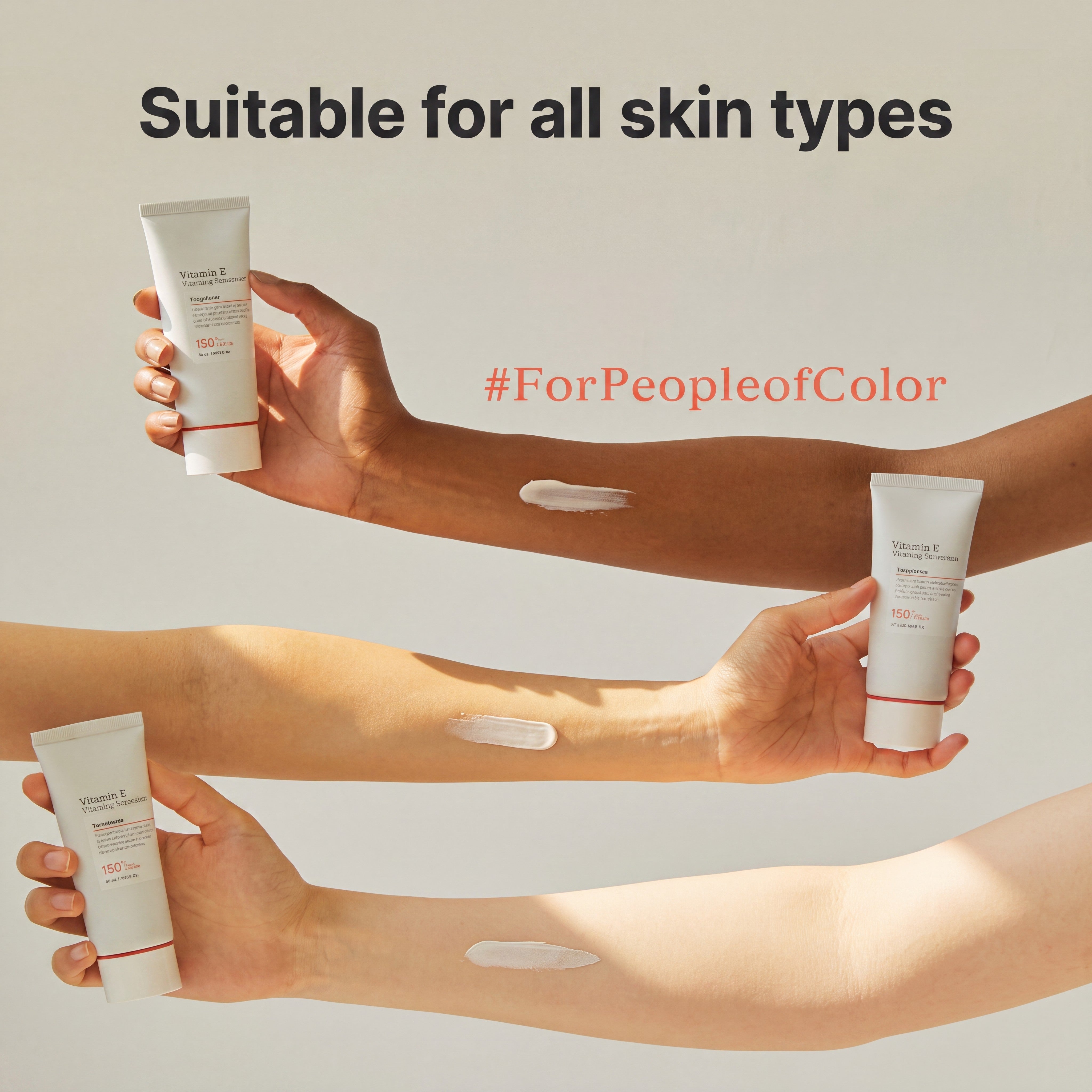 Vitamin E Vitalizing Sunscreen for Sun Protection, Hydration & SPF 50