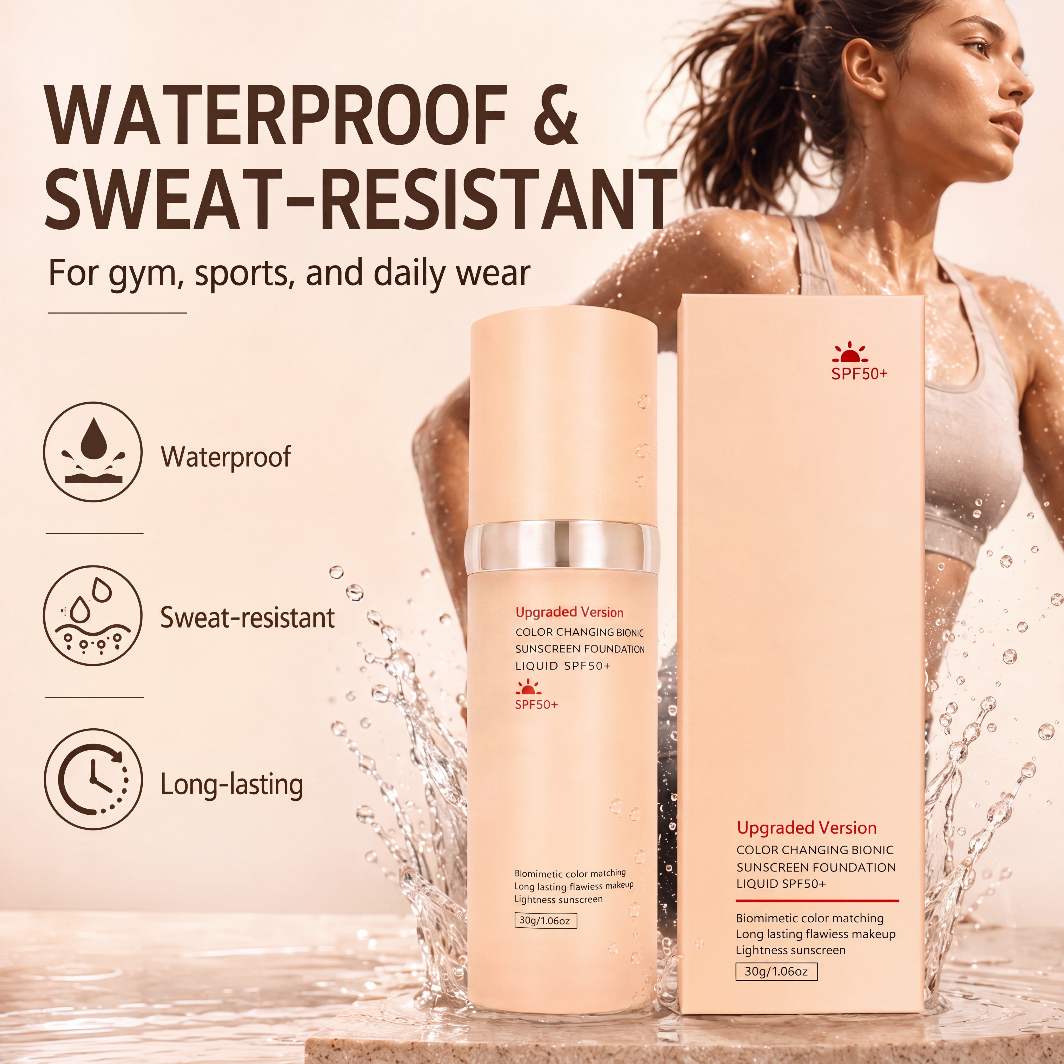 4-in-1 Hydrating Foundation for Coverage, Hydration & SPF Protection