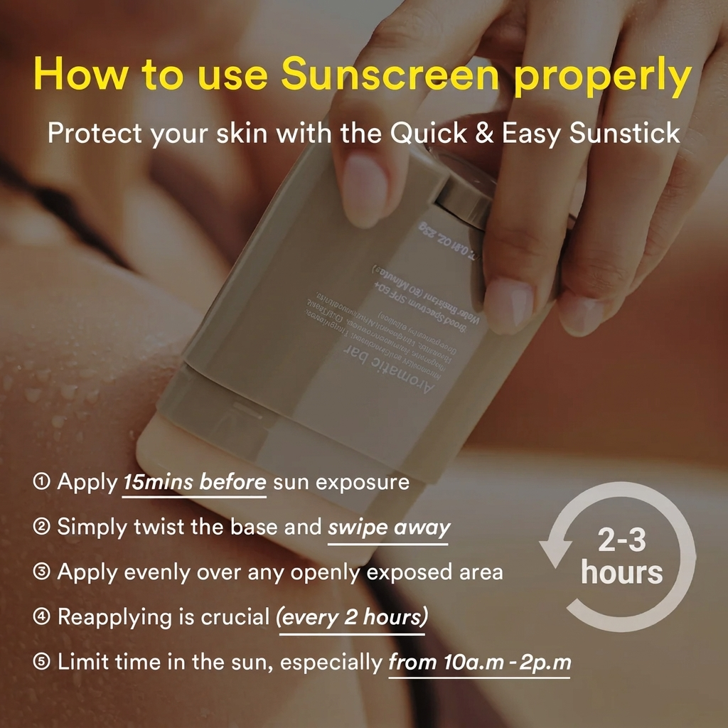 Airy Sunstick Smoothing Bar for Sun Protection, Smoothing & On-the-Go SPF