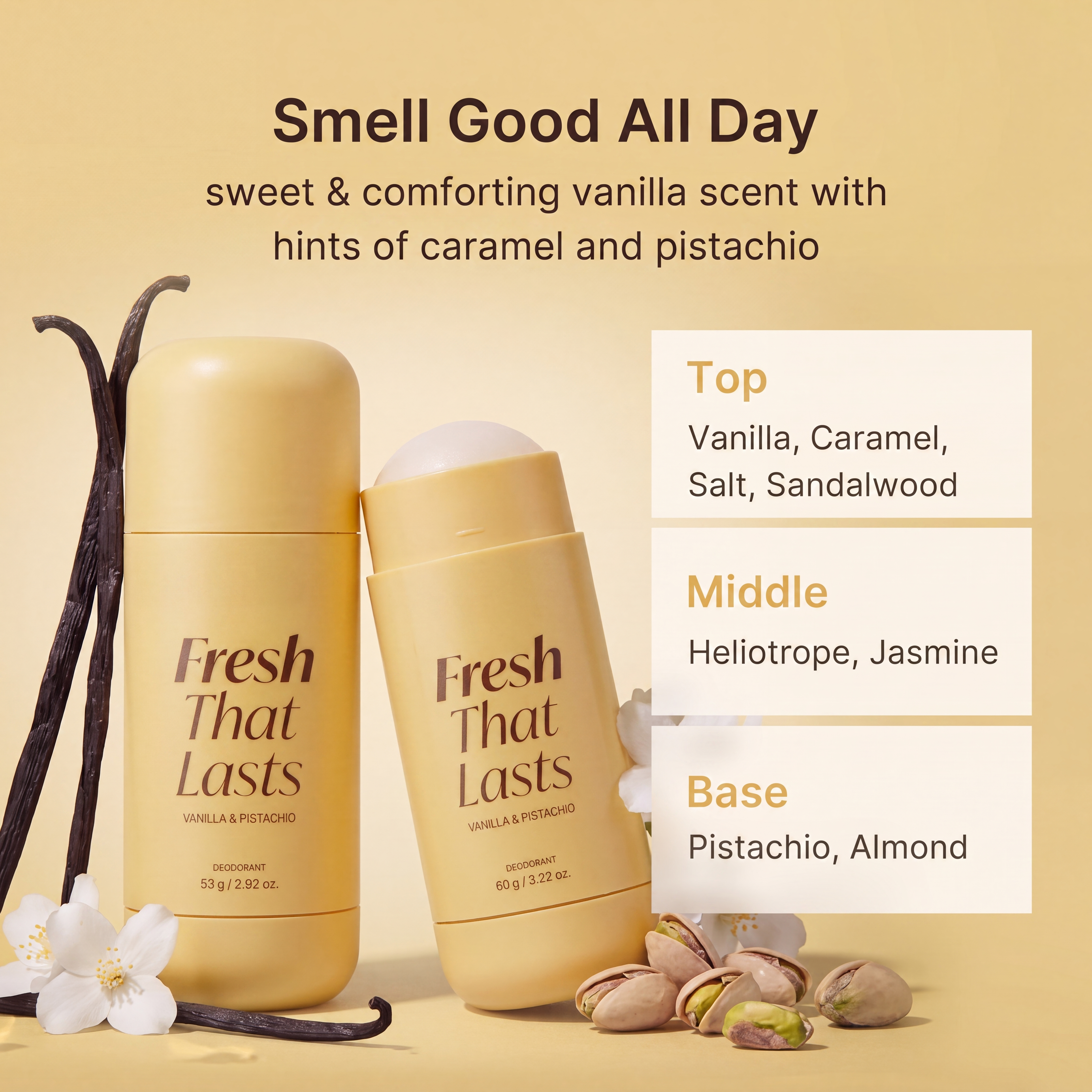 Kojic Acid & Turmeric Aluminum-Free Deodorant for Uneven Skin Tone and Sensitive Skin