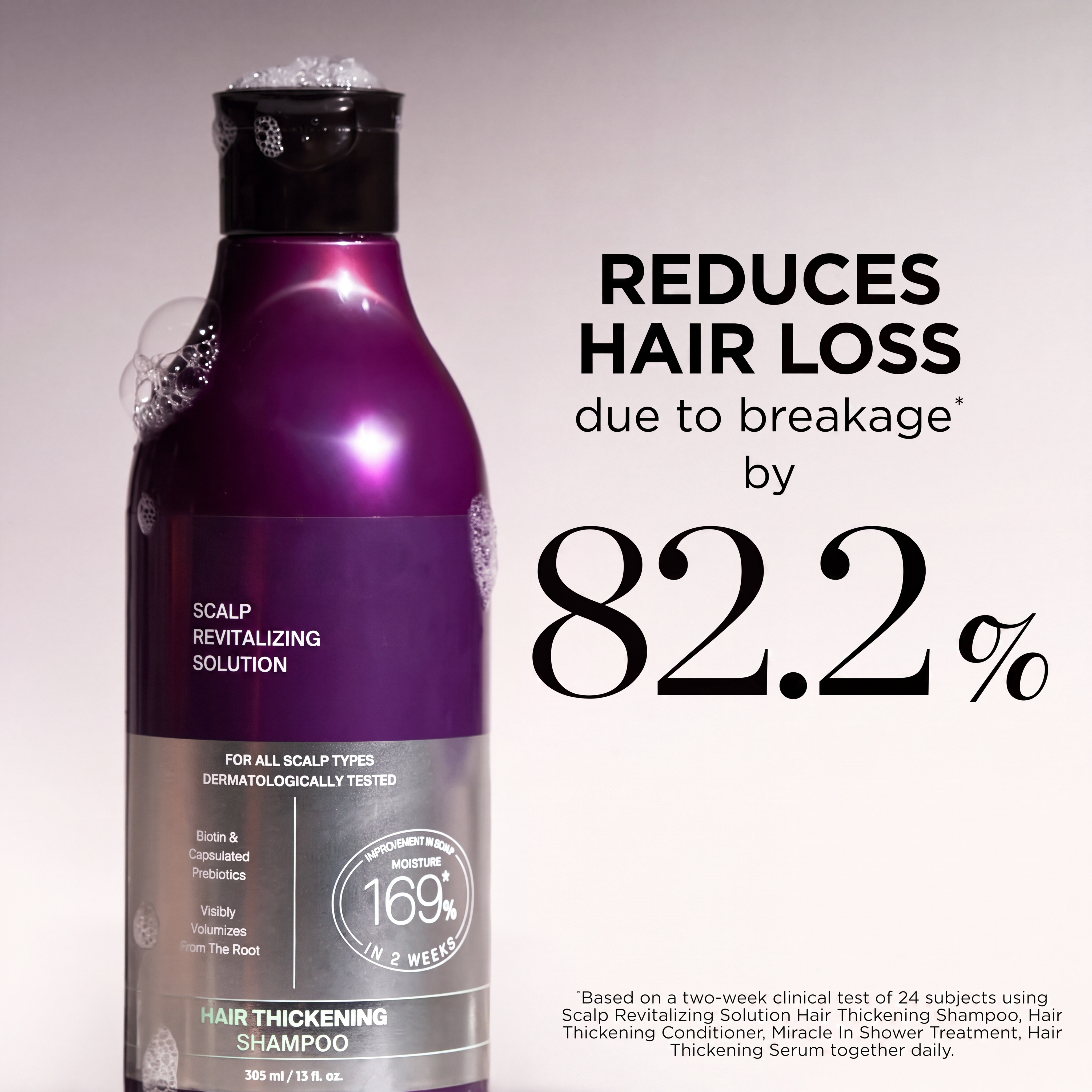 Biotin & Rosemary Thickening Shampoo & Conditioner Set for Fuller, Thicker-Looking Hair