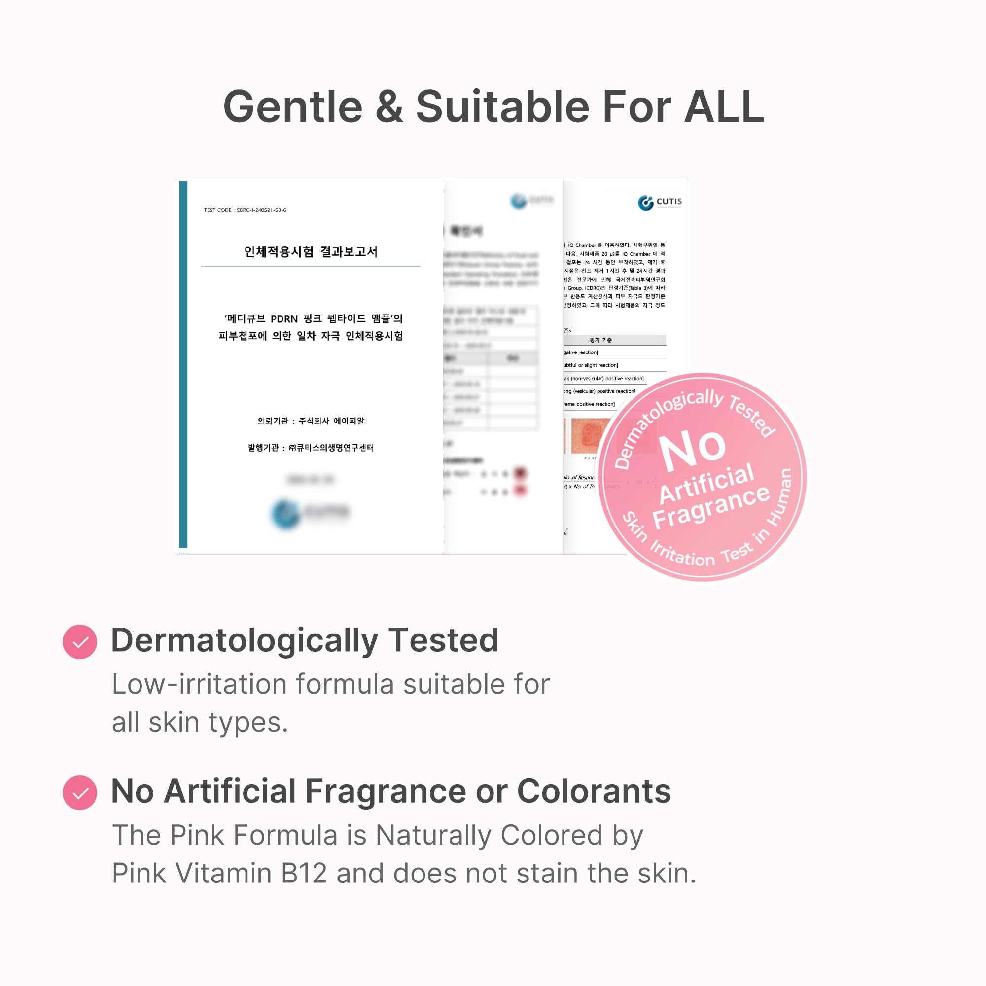 PDRN Pink Peptide Serum with Peptides for Skin Elasticity & Glass Skin