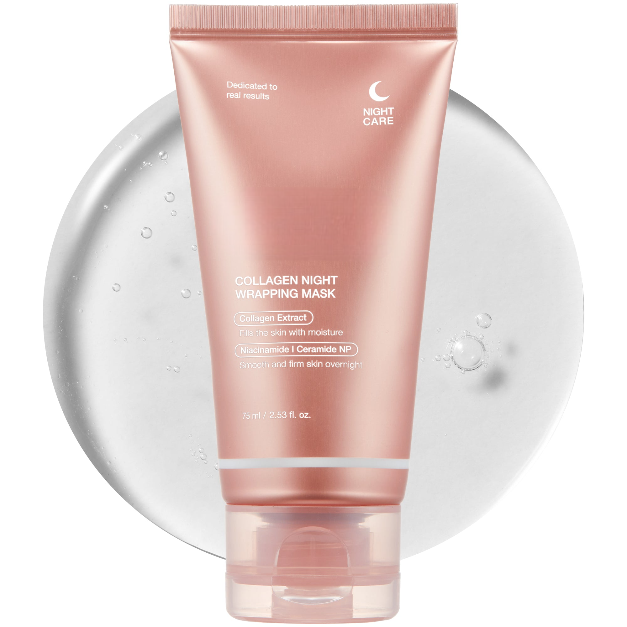 Collagen Night Wrapping Mask for Hydration, Glass Skin & Skin Elasticity