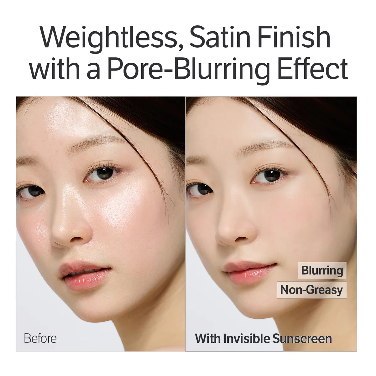 Daily Invisible Blurring Sunscreen for Sun Protection, Blurring Pores & Smooth Finish