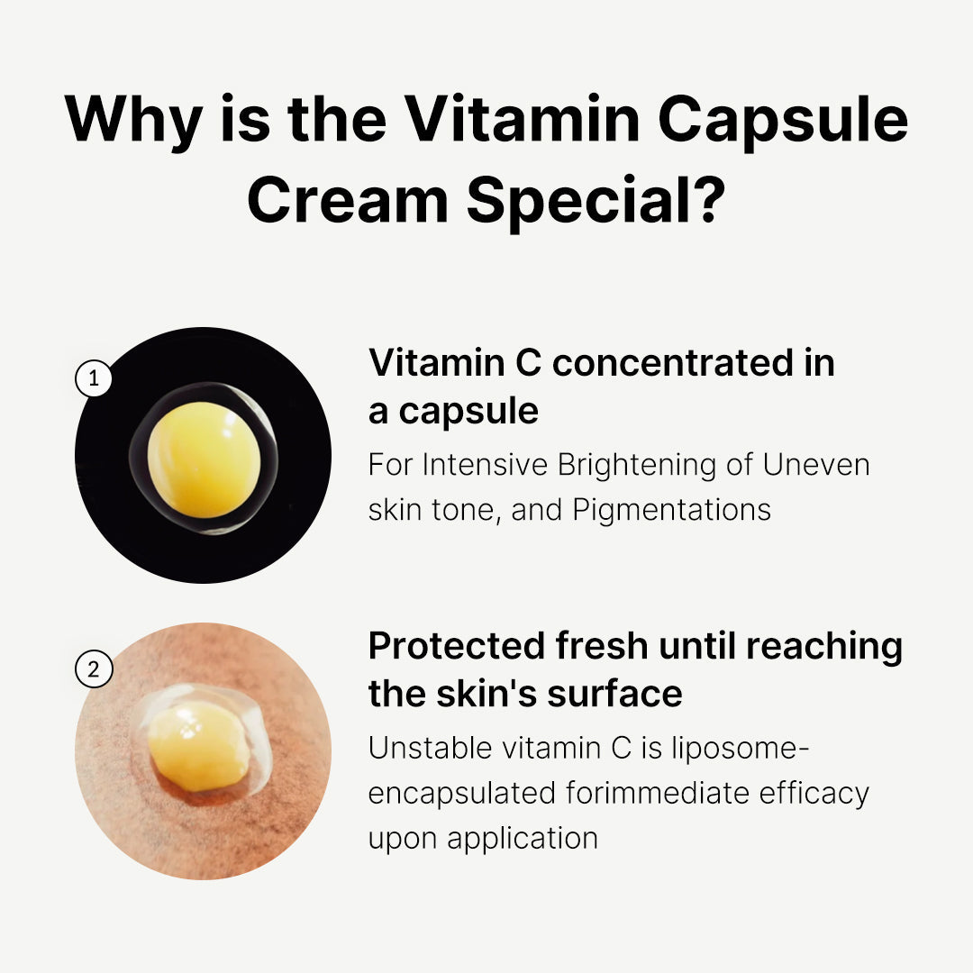 Medicube Deep Vita C Capsule Cream with Vitamin C & Niacinamide for Brightening & Dark Spots