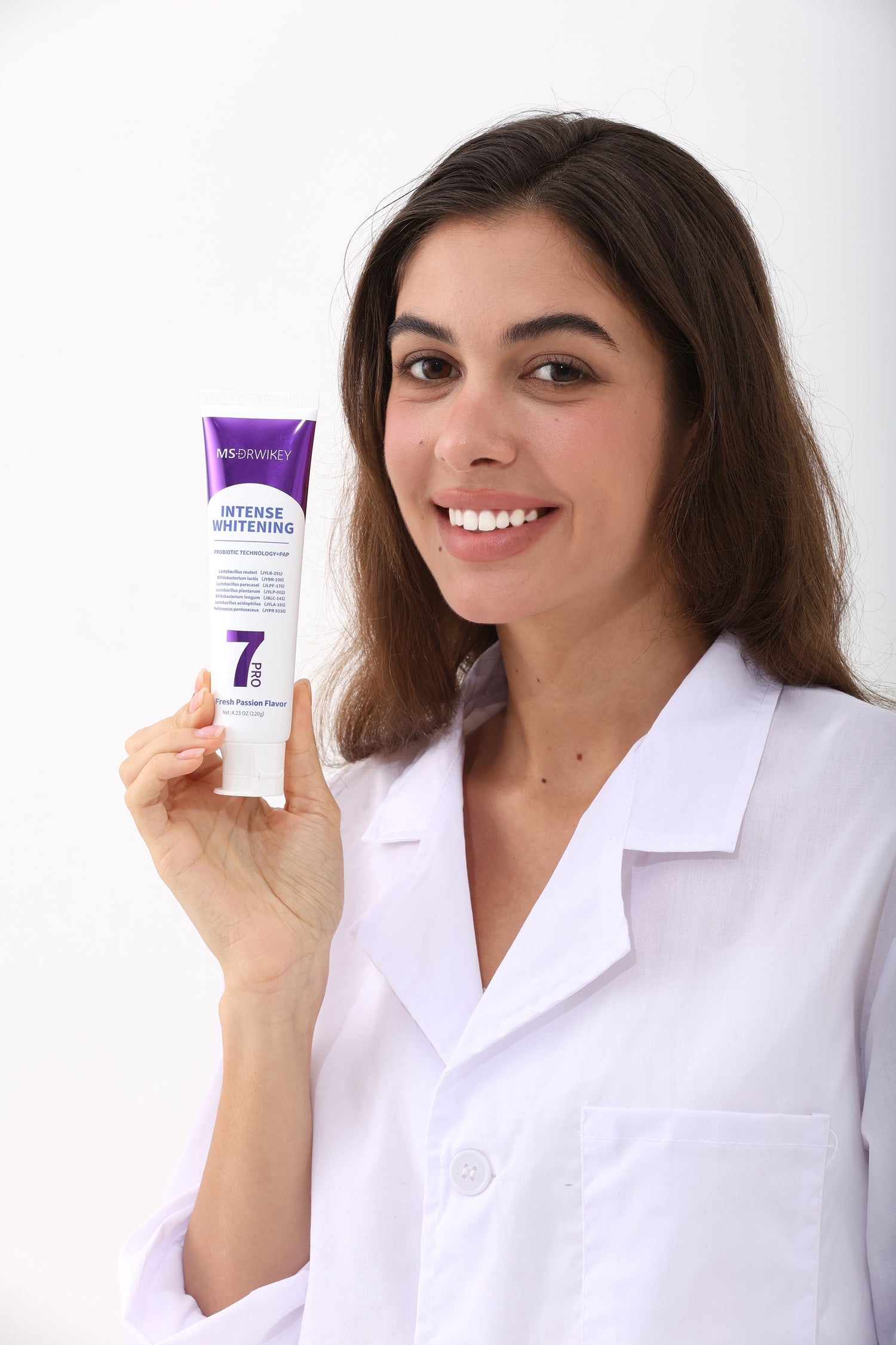 7 Pro Purple Whitening Toothpaste with Probiotics and Nano Hydroxyapatite