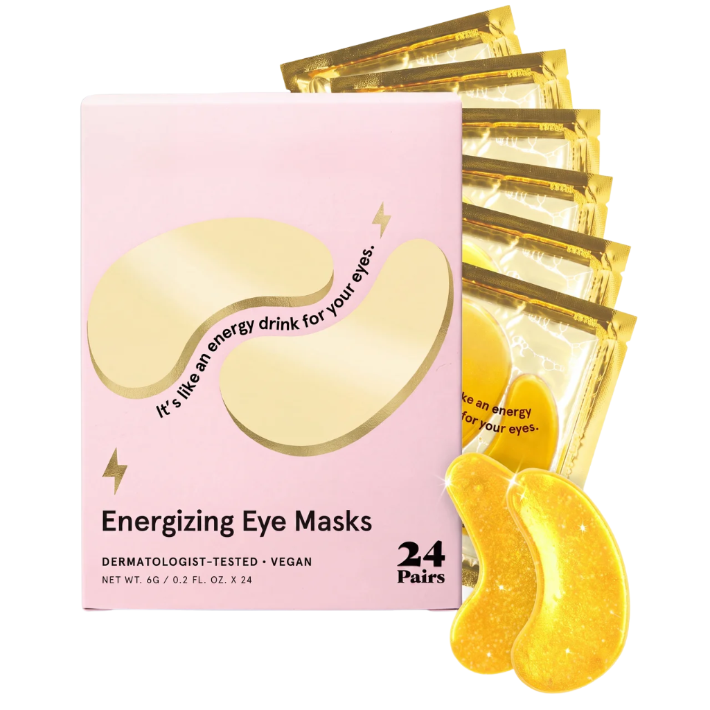 Energizing Eye Masks Korean Skincare for Under Eye Bags and Dark Circles