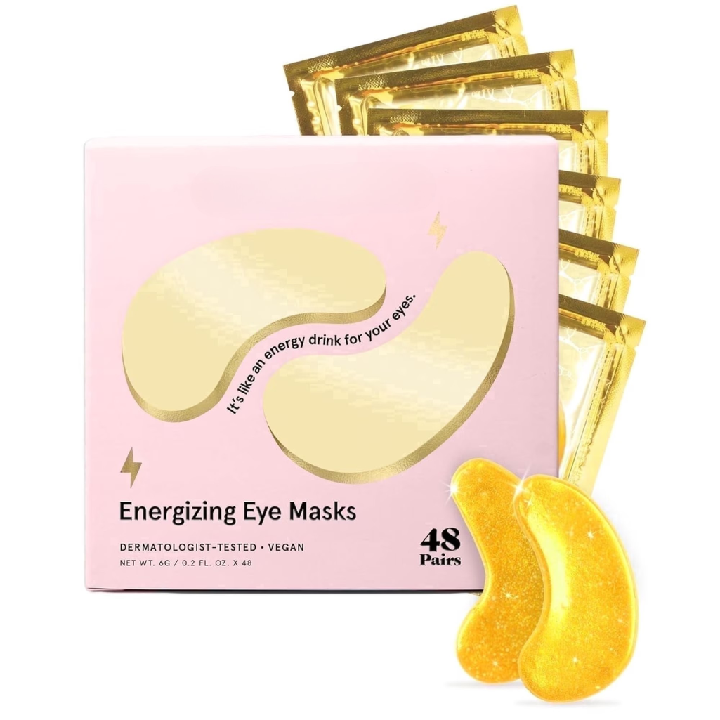 Energizing Eye Masks Korean Skincare for Under Eye Bags and Dark Circles