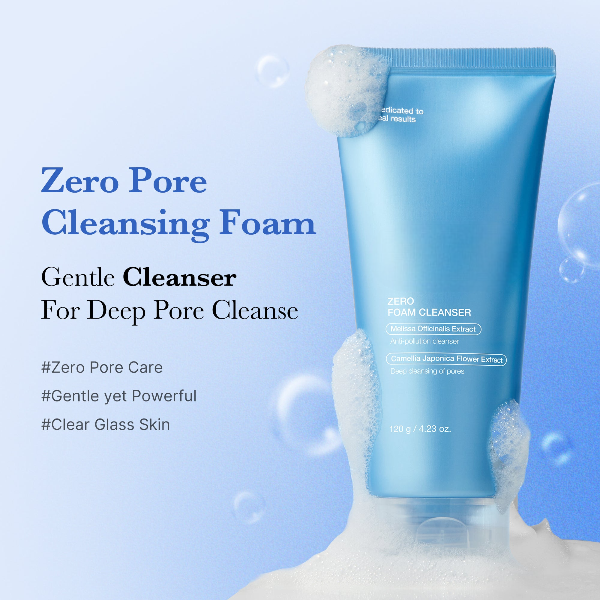 Zero Foam Cleanser with Salicylic Acid for Pore Care & Oil Control