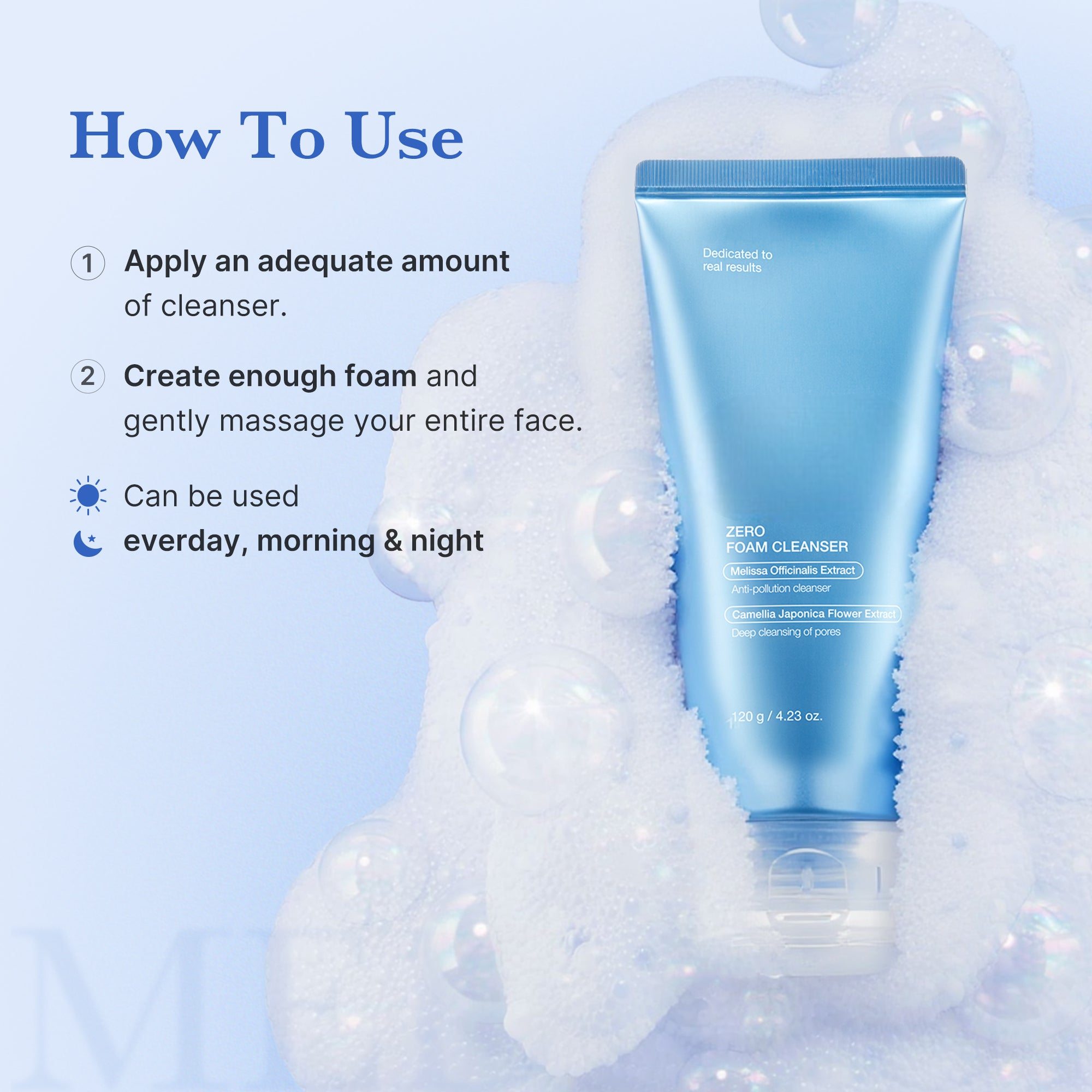 Zero Foam Cleanser with Salicylic Acid for Pore Care & Oil Control