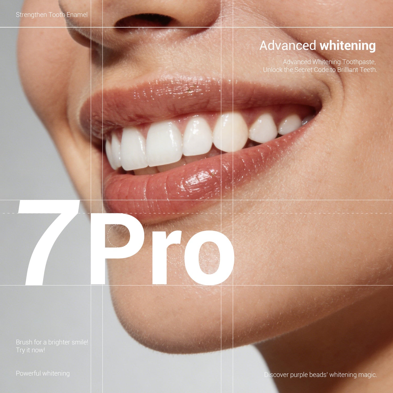 7 Pro Purple Whitening Toothpaste with Probiotics and Nano Hydroxyapatite