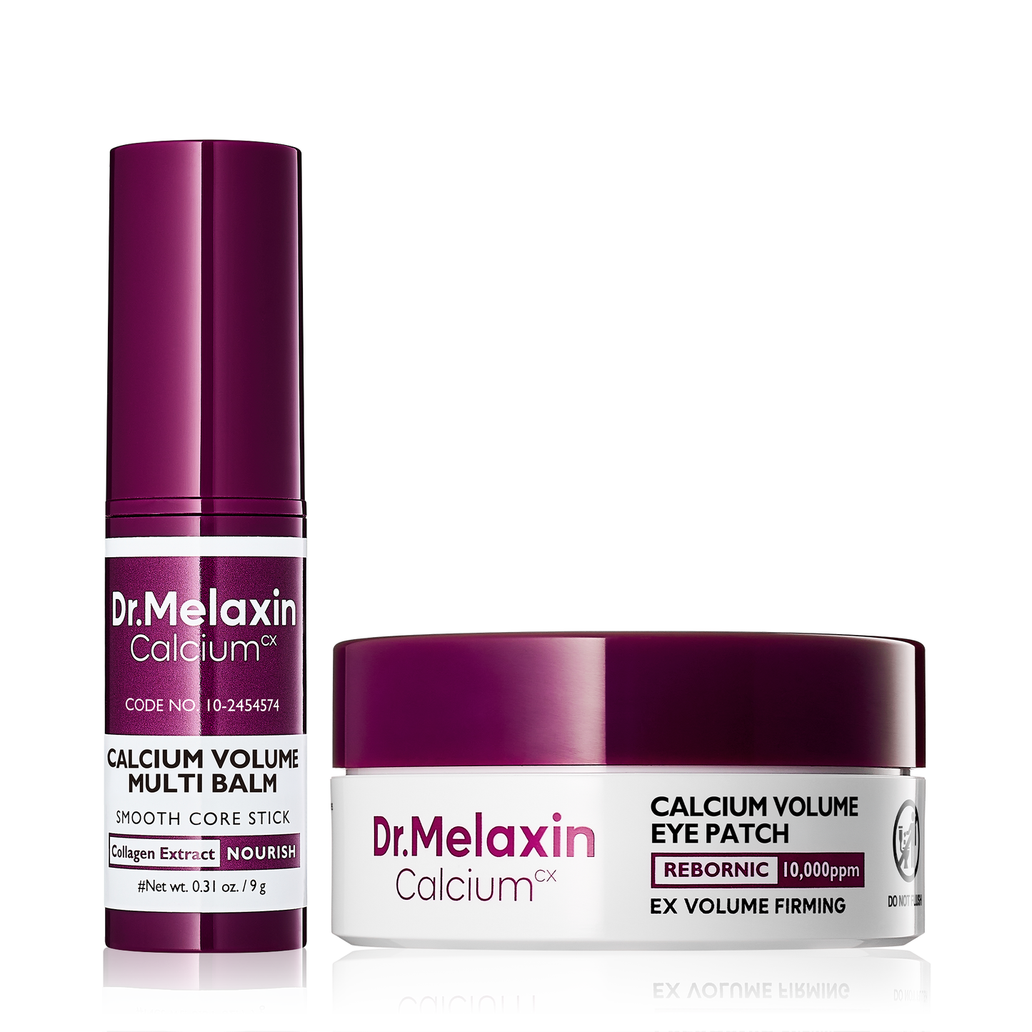 Dr Melaxin Calcium Volume Multi Balm + Eye Patch for Under Eye, Dark Circles & Fine Lines