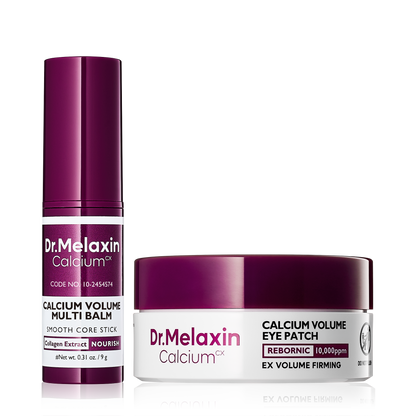 Dr Melaxin Calcium Volume Multi Balm + Eye Patch for Under Eye, Dark Circles & Fine Lines