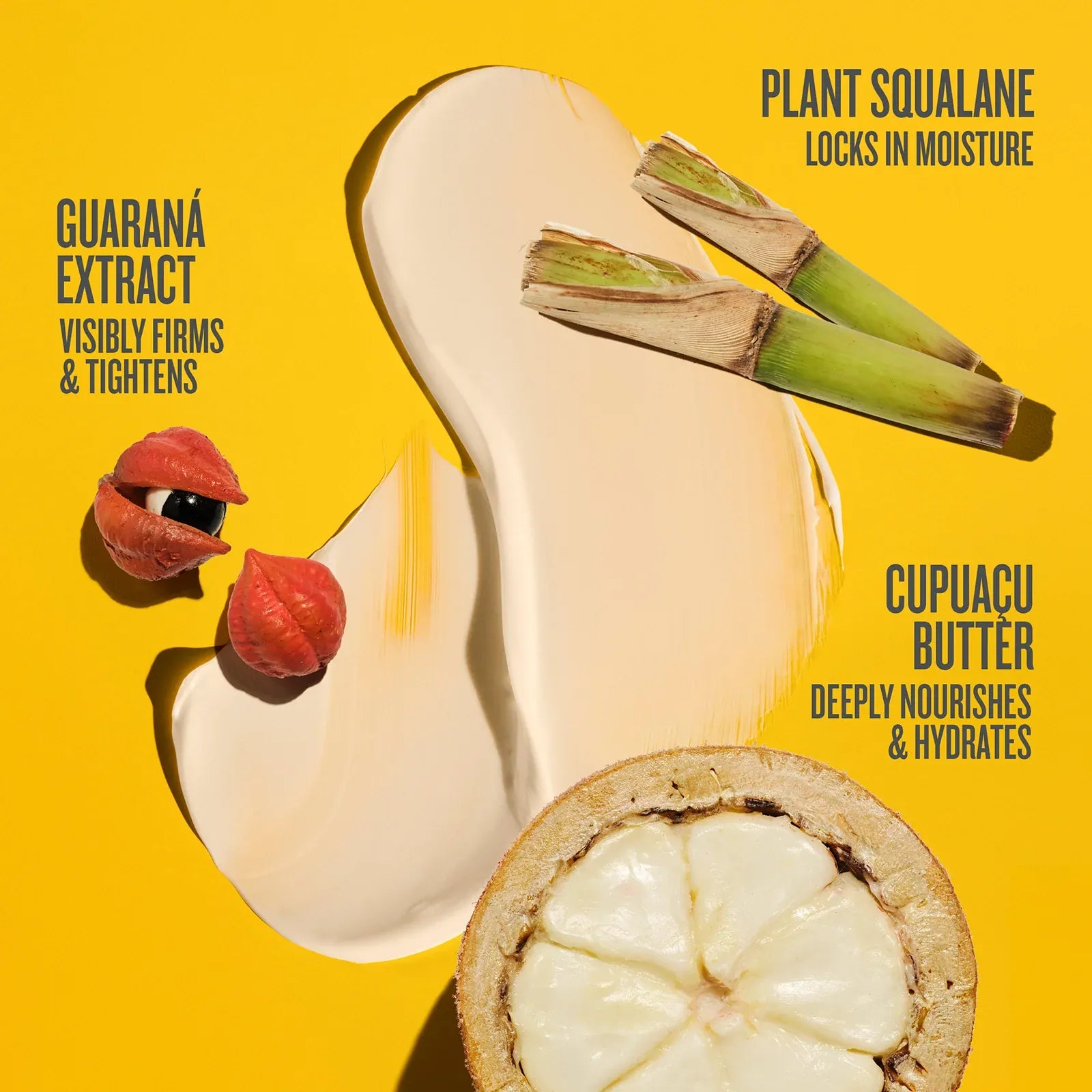 Brazilian Bum Bum Cream with Guaraná & Squalane for Firming & Hydration