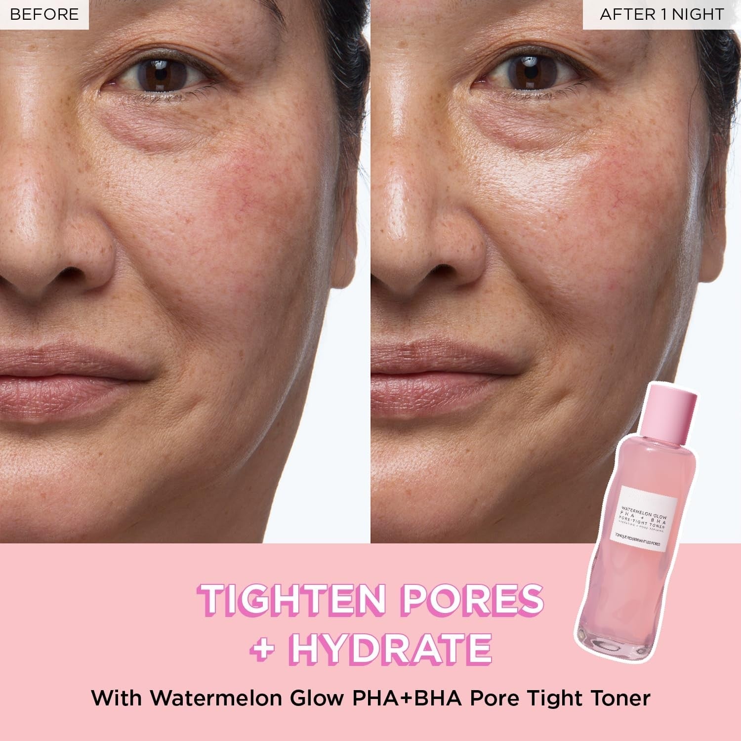 PHA + BHA Pore Tight Toner for Pores, Oily Skin & Texture