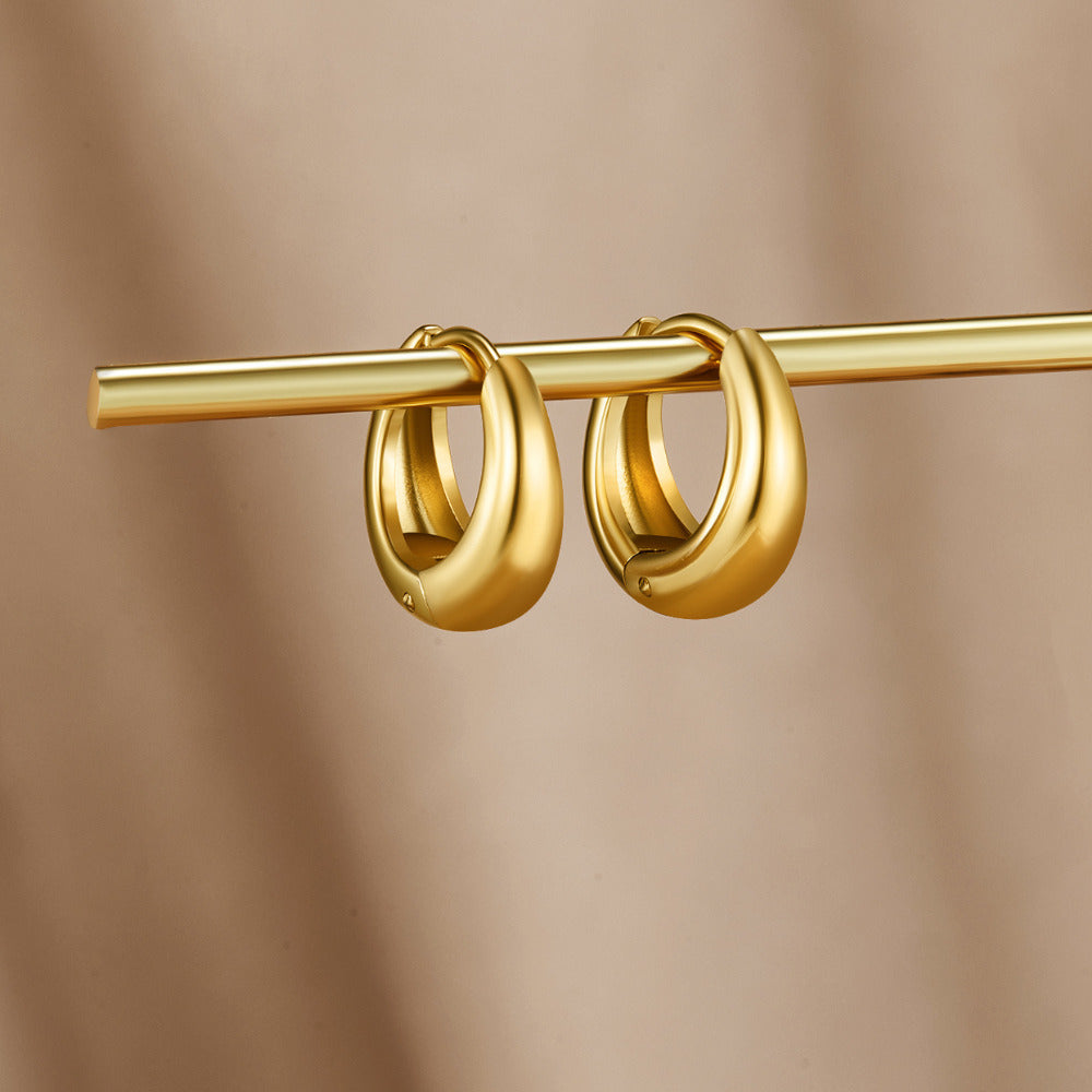 Classic Gold Hoop Earrings