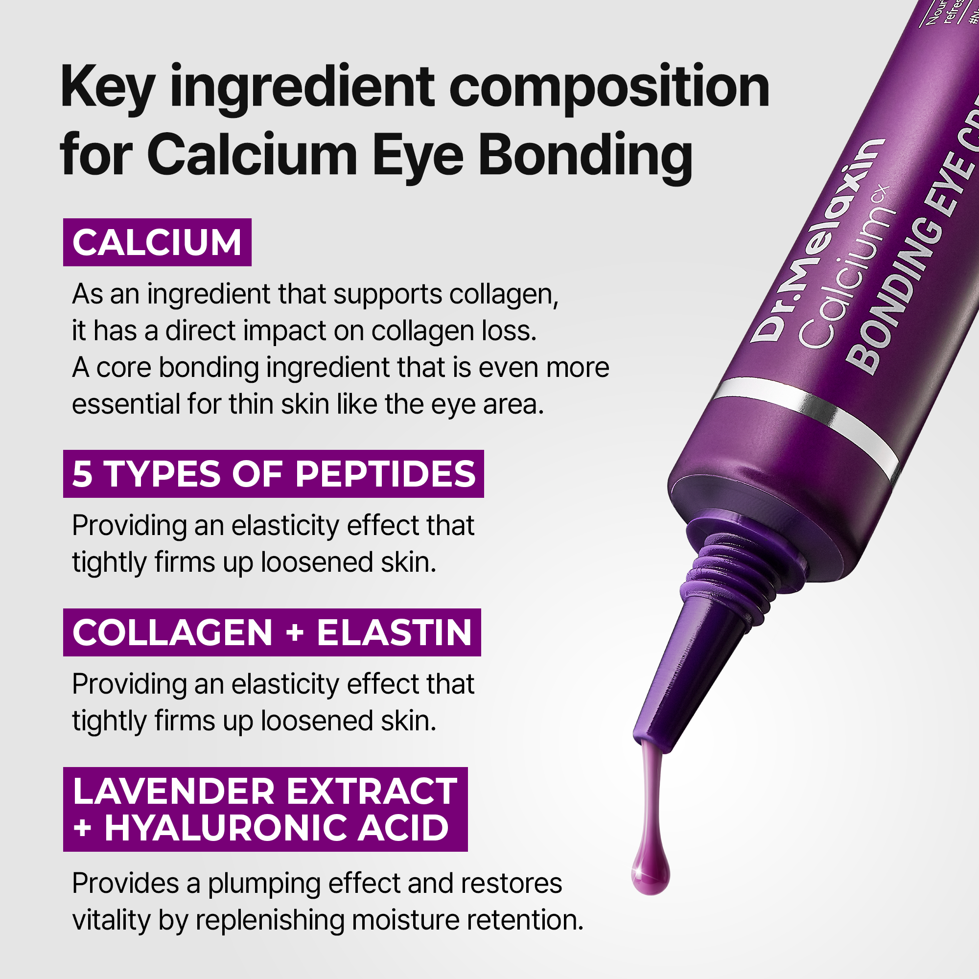 Collagen Boost Eye Care Set with Collagen, Calcium & Elastin for Firming & Hydration