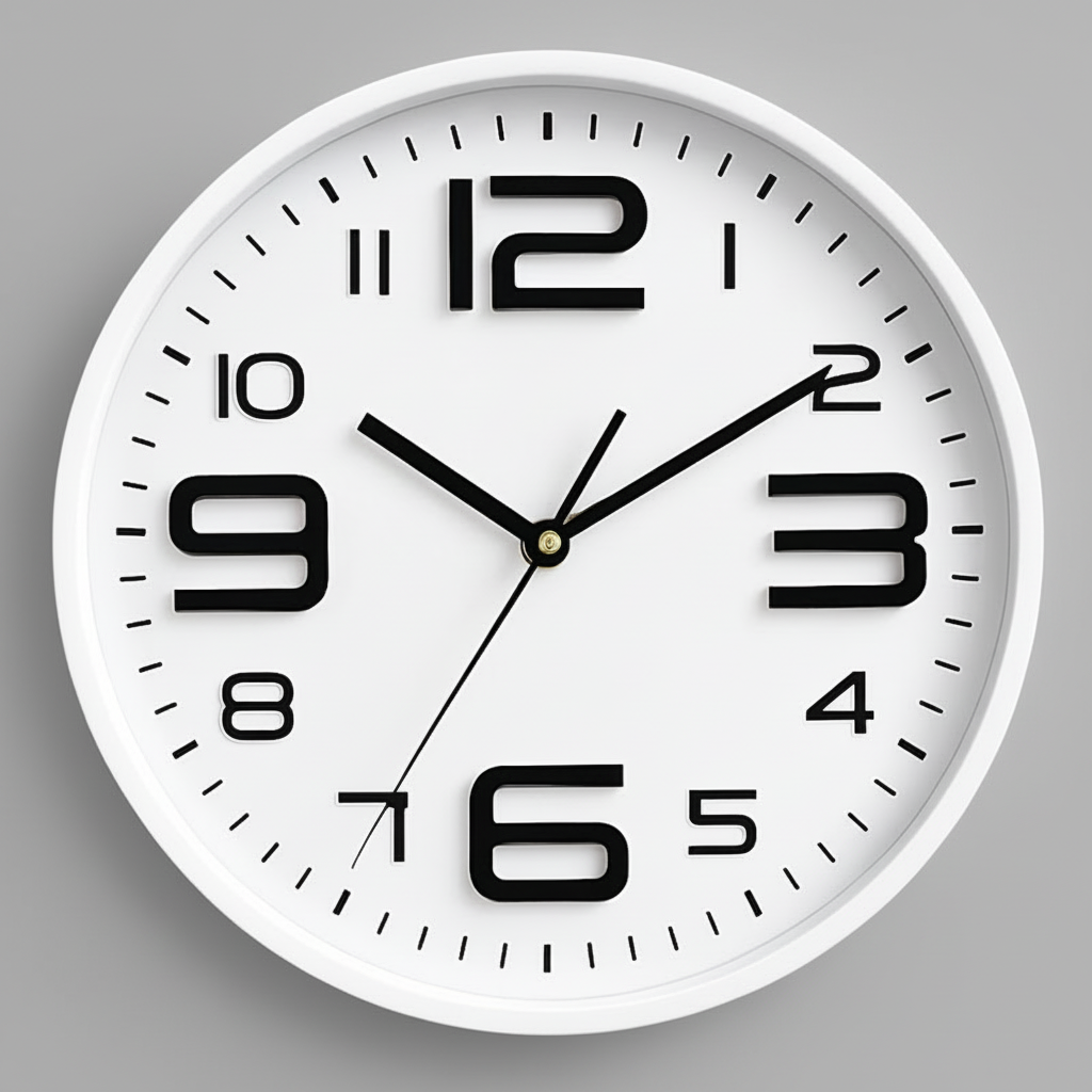 Colorful Cartoon Wall Clock | 30cm Round Kids' Clock