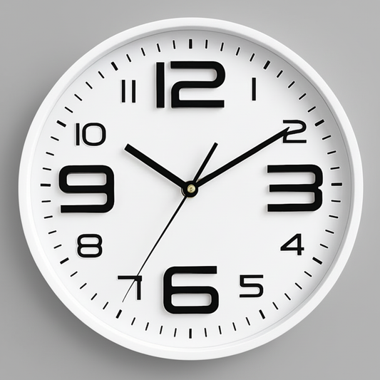 Colorful Cartoon Wall Clock | 30cm Round Kids' Clock