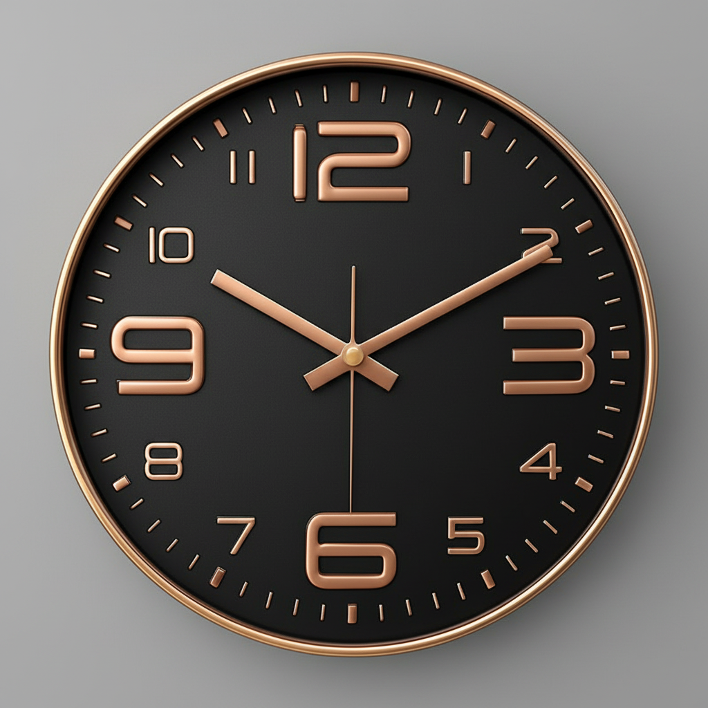 Colorful Cartoon Wall Clock | 30cm Round Kids' Clock