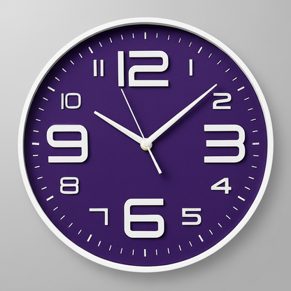 Colorful Cartoon Wall Clock | 30cm Round Kids' Clock