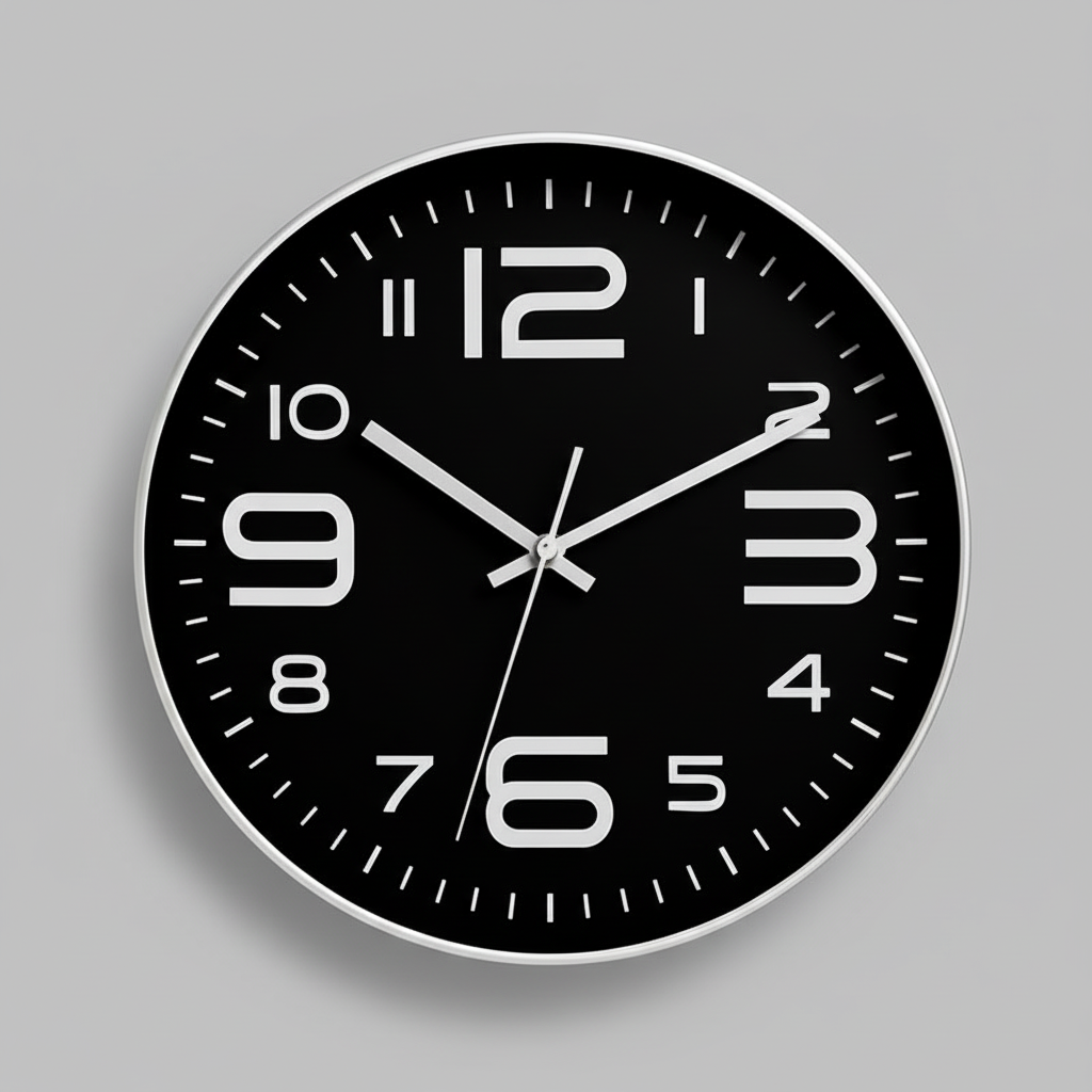 Colorful Cartoon Wall Clock | 30cm Round Kids' Clock