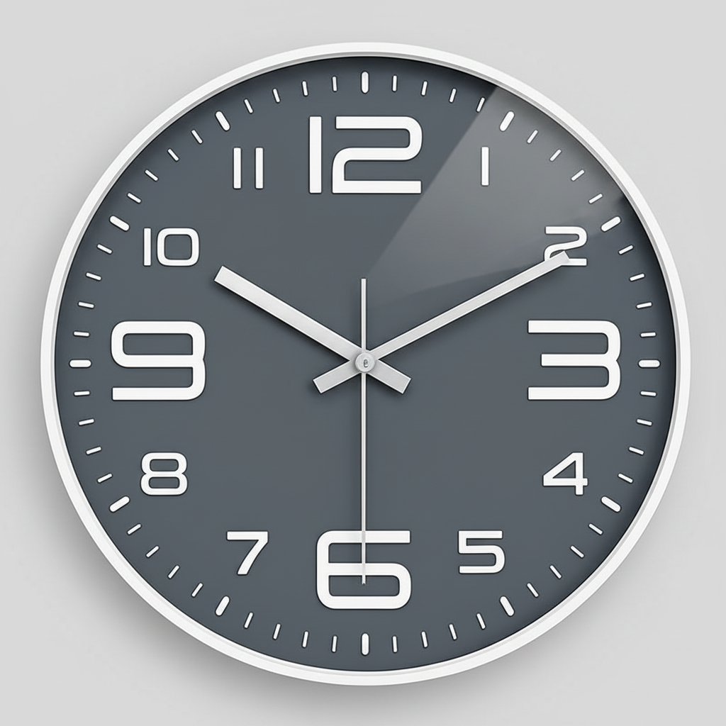 Colorful Cartoon Wall Clock | 30cm Round Kids' Clock