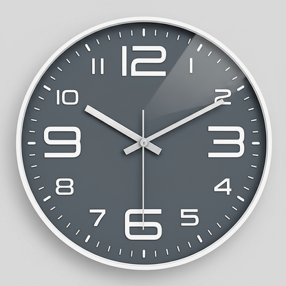 Colorful Cartoon Wall Clock | 30cm Round Kids' Clock