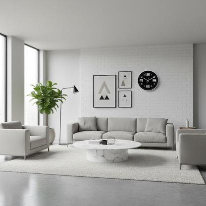 Colorful Cartoon Wall Clock | 30cm Round Kids' Clock