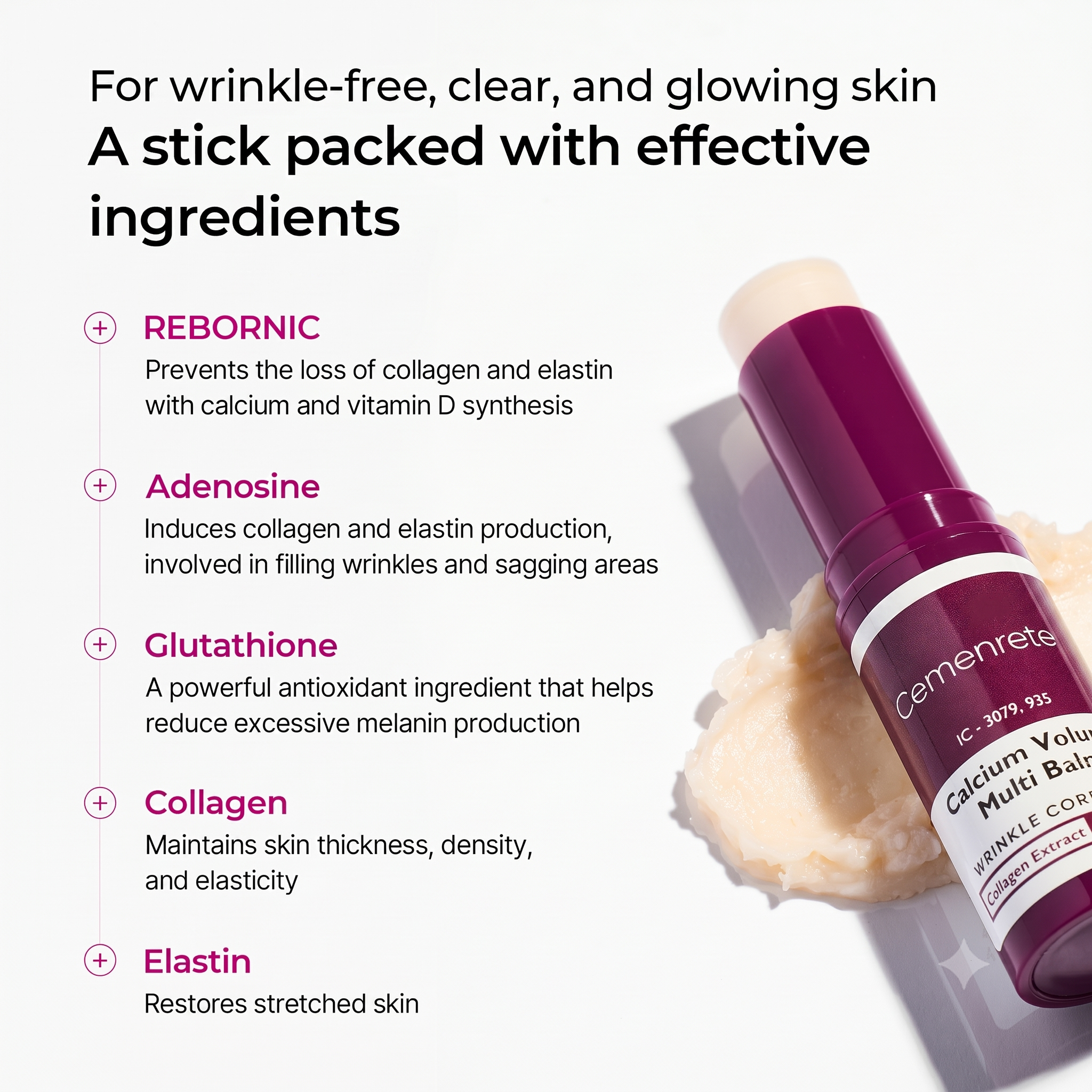 Collagen Boost Eye Care Set with Collagen, Calcium & Elastin for Firming & Hydration