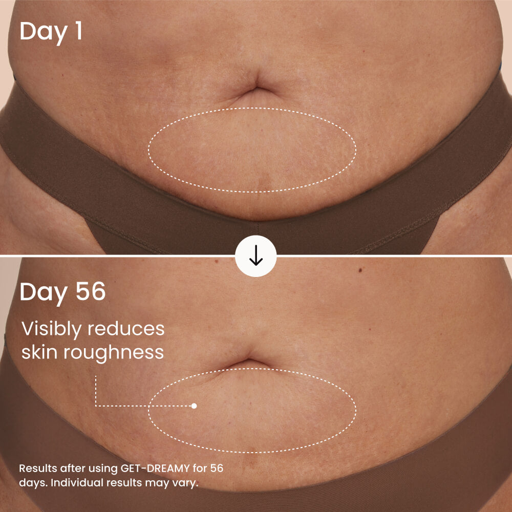 GET-DREAMY Overnight Body Whip with Caffeine & Peptides for Firming Body Care