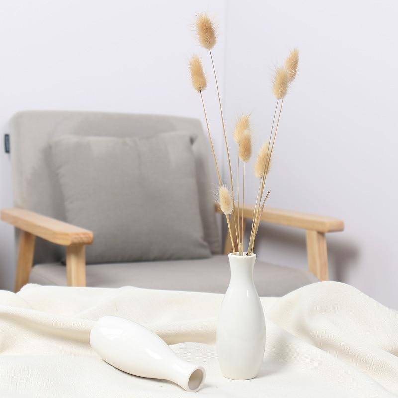 Modern White Ceramic Floor Vase | Stylish Home Decor 3