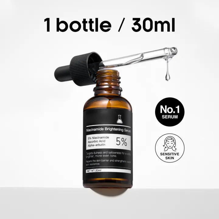 Niacinamide Brightening Serum with Vitamin C for Dark Spots and Hyperpigmentation