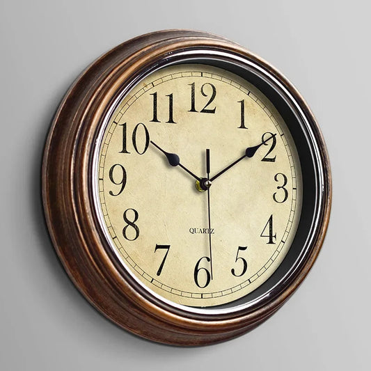 Vintage Silent Wall Clock | Large Wall Clock for Home Decor 0