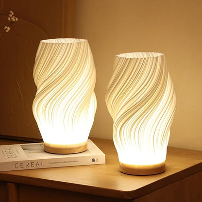 Wavecrest | Contemporary Table Lamp for Bedroom and Desk 1