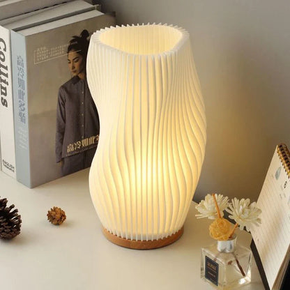 Wavecrest | Contemporary Table Lamp for Bedroom and Desk 10
