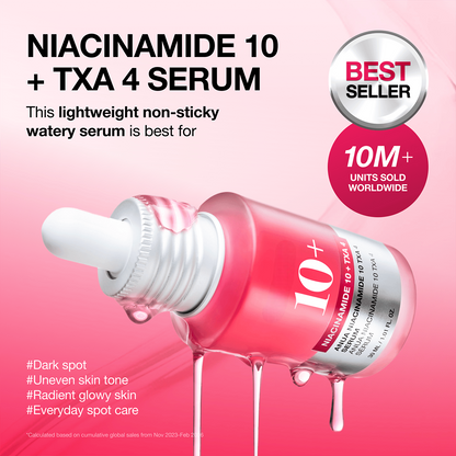 Niacinamide 10 TXA 4 Serum with Hyaluronic Acid for Dark Spots & Brightening