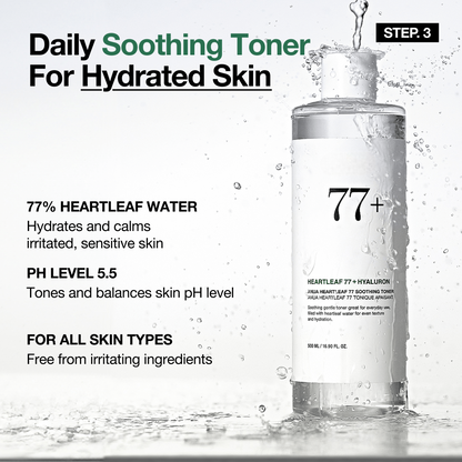 5-Step Korean Skincare Set for Pore Care, Brightening & Hydrated Glass Skin