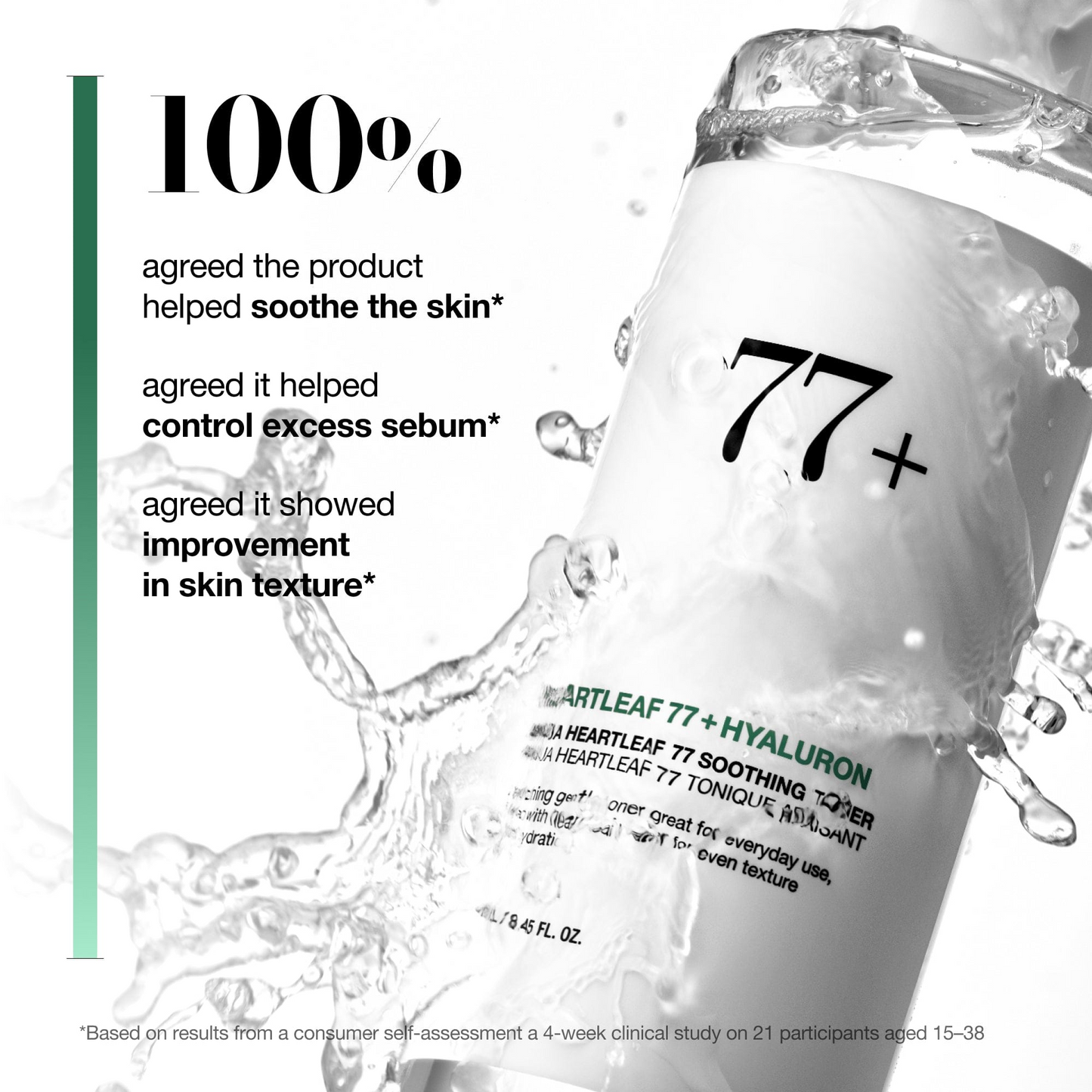 Heartleaf 77 Soothing Toner with Hyaluronic Acid for Hydration & Barrier Support